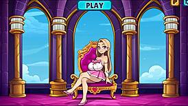 Princess Sophia Strips Naked in Hentai Game