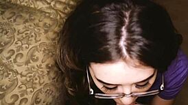 Bro's computer has hardcore porn and petite stepsis discovered and can't resist