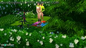 cycling trip candy behr the sims 4