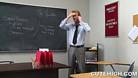 Sultry teen 18+ drilled hard by thick cock