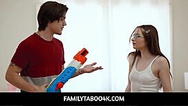 Stepmom catches stepsiblings teasing!