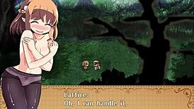 Anime girl with big ass jerks off monster cock in hentai fetish