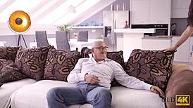 Old4k chick fucks older man in missionary pussy pounding!