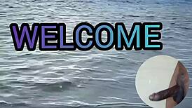 Chubby Neighbor Needed Huge Cork for Squirting Outdoor Fun