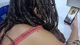 Mi Sobrina Es Infiel La Convenso En Follar Y Su Marido La Llama Por Celular Mientras Coge Conmigo En La Cama Sex Por El Culo A Sobrina Gostosa Co�o Apretado