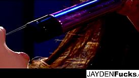 GIRL ON GIRL with TAYLOR VIXEN & JAYDEN JAYMES licking nude tits