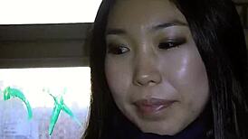 young asian sucks dick in public outdoor pickup scene