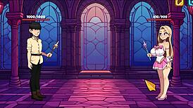 Princess Sophia Strips Naked in Hentai Game