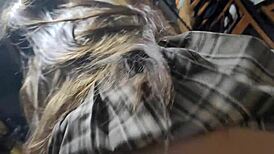 mi compañerita de clases acaba de cumplir 18 y le celebramos faltando a clases - latina amateurs cum on ass creampie