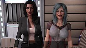 busty ebony milf gets jealous after banging her friends in space 110 😤