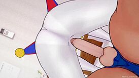 Pomni Drops Towel For Uncensored Hentai Fuck!