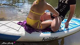 Isn't it a perfect sunny day to screw stepsister by the river?