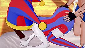 Pomni Drops Towel For Uncensored Hentai Fuck!