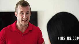 Stepmom Ariana Starr and Sandy Love's pussy gets busy with father-in-law and uncle in taboo fantasy