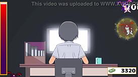 In the anime game, she receives a special touch from megu in episode 6