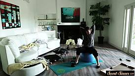 Beautiful Stepsister Prepares For An Intimate Evening