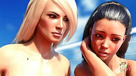 This 3dcg game is to get lucky with Markl