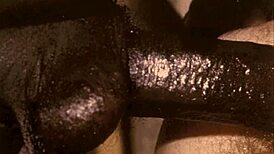 this vintage interracial blowjob scene