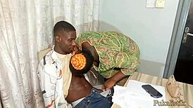 my client's busty wife lured me right in the office today