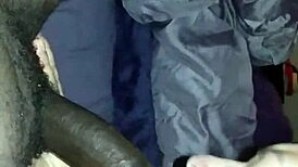 BBW Babe Deep Throats Wet Big Black Cock with Intense Suction