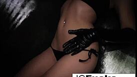 Horny Jayden TEASES and PLEASES herself with NUDE tits and ASS!