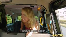 Fake Taxi Blonde Babe Rides Big Cock Hard in Wild Outdoor Action