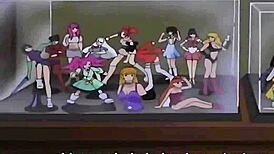 shy anime yuri gets her tight pussy pounded hard