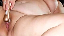 Wife masturbates before getting pounded hard and filled up.