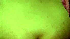 The slut spreads her wide ass with a bottle, loving the bold anal play