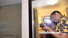 Yo, check Ltee the Motivator eating Serena’s thick caramel booty! Her big natural tits and ass are fire!