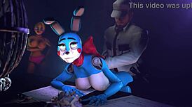Heyy, check my sexy toy bunnie from FNAF riding me hard cowgirl style! 🐰
