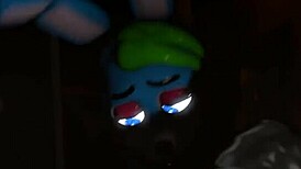 Hey, tengok bunnie mainan seksi dari FNAF naik aku kuat gaya cowgirl! 🐰