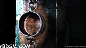 beauty endures extreme treatment for her charming feet in bdsm contest