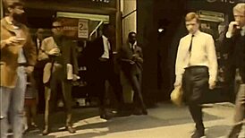 this vintage interracial blowjob scene