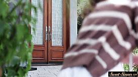 Beautiful Stepsister Prepares For An Intimate Evening