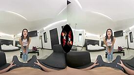 i saw this sexy ass cute face latina babe in 5k vr, so hot