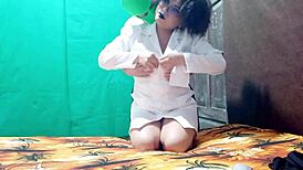 enfermera tetona folla paciente