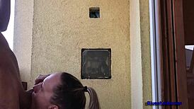 4k up and over cum shot finishes the scene