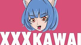 marge gets wild in a threesome with carl and lenny from the simpsons.