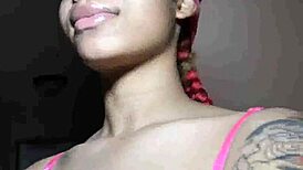 just watch this 19 yr ebony teen swallow cock like a pro