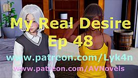 Hintli büyük kıç ve memeler arzu oyununda