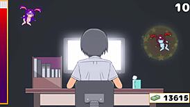 In the anime game, she receives a special touch from megu in episode 6