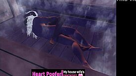 Exploring steamy moments at the sauna with friends. A relaxing yet thrilling escape awaits.