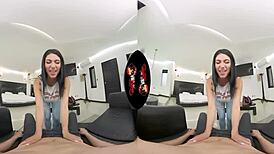 i saw this sexy ass cute face latina babe in 5k vr, so hot