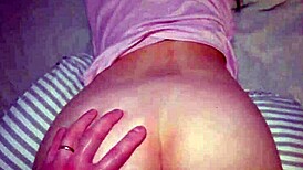 fucked my stepsister in pajamas, clothes ripped, wet pussy creampied by monster cock