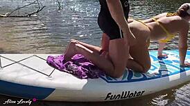 Isn't it a perfect sunny day to screw stepsister by the river?