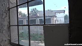 struggling babe in lesbian bondage, vibrator and fingering making her submit 😩