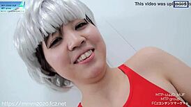 Damn, can you handle this wild Japanese pantyhose fetish shoot?