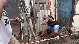 anal invasion with the blonde from sao paulo in lingerie