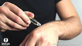 licking her bitter sweet pussy juice